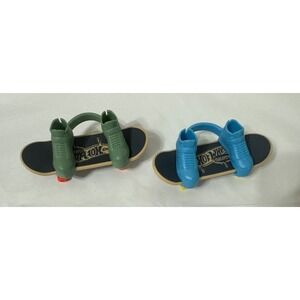 Hot Wheels Tony Hawk Skateboard Neon Fingerboard Draggin Bones‎ LOT with shoes